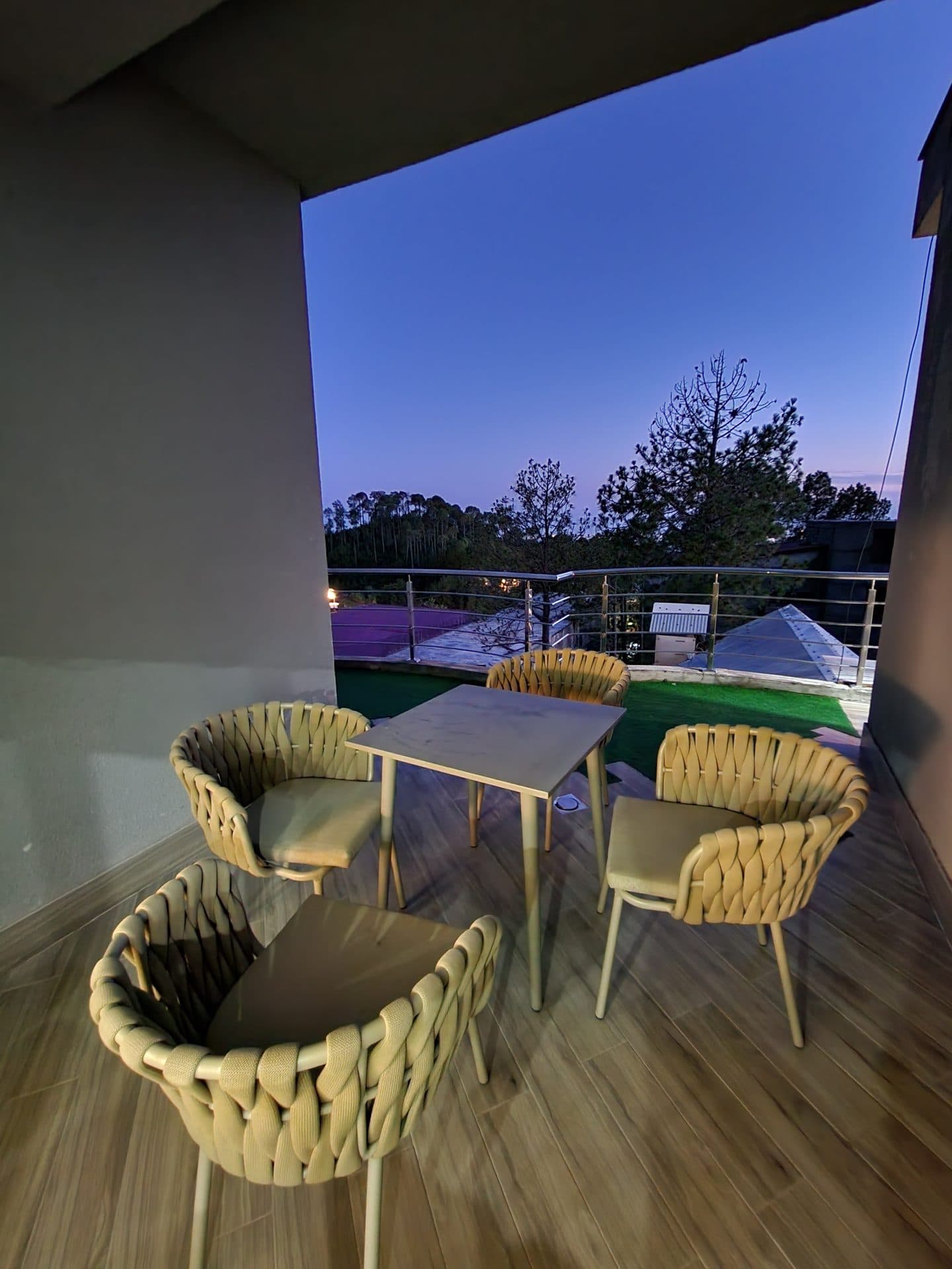 Terrace of The Prestige Suite — apartment to rent at The Crib, Murree